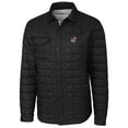 thumbnail image 1 of Men's Cutter & Buck Black Georgia Bulldogs Rainier Full-Snap Shirt Jacket, 1 of 1