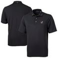 thumbnail image 1 of Men's Cutter & Buck Black Georgia Bulldogs Virtue Eco Pique Recycled Polo, 1 of 3