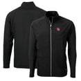 thumbnail image 1 of Men's Cutter & Buck Black Houston Cougars Big & Tall Adapt Eco Knit Hybrid Recycled Full-Zip Jacket, 1 of 3