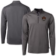 thumbnail image 1 of Men's-Cutter & Buck  Black Houston Dynamo FC Big & Tall Virtue Eco Pique Micro Stripe Recycled Quarter-Zip, 1 of 3