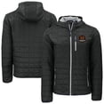 thumbnail image 1 of Men's Cutter & Buck Black Houston Dynamo FC Rainier PrimaLoft- Eco Full-Zip Hoodie Jacket, 1 of 3