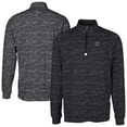 thumbnail image 1 of Men's Cutter & Buck Black Indianapolis Colts Big & Tall Traverse Eco Camo Tri-Blend DryTec Quarter-Zip Jacket, 1 of 3