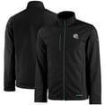 thumbnail image 1 of Men's Cutter & Buck Black Indianapolis Colts Evoke Eco Softshell Recycled Full-Zip Jacket, 1 of 3