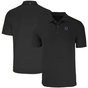 Men's Cutter & Buck Black Indianapolis Colts  Forge Eco Stretch Recycled Polo