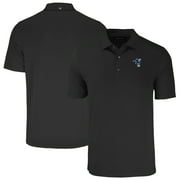 Men's Cutter & Buck  Black Indianapolis Colts Throwback Big & Tall Forge Eco Stretch Recycled Polo