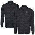thumbnail image 1 of Men's Cutter & Buck Black Indianapolis Colts  Traverse Camo Print Stretch Quarter-Zip Top, 1 of 3