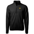 thumbnail image 1 of Men's Cutter & Buck Black Iowa Hawkeyes Team Logo Cascade Eco Sherpa Fleece Quarter-Zip Pullover Jacket, 1 of 1