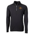 thumbnail image 1 of Men's Cutter & Buck Black Iowa State Cyclones Big & Tall Adapt Eco Knit Quarter-Zip Pullover Jacket, 1 of 1