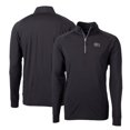 thumbnail image 1 of Men's Cutter & Buck Black Ivy League Adapt Eco Knit Stretch Recycled Big & Tall Quarter-Zip Pullover Top, 1 of 3