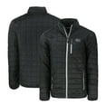 thumbnail image 1 of Men's Cutter & Buck Black Ivy League Rainier PrimaLoft Eco Insulated Full-Zip Printed Big & Tall Puffer Jacket, 1 of 3