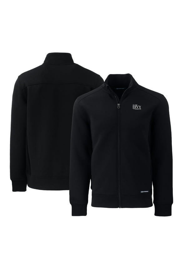 Men's Cutter & Buck  Black Ivy League Roam Eco Recycled Full-Zip Jacket