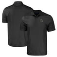 thumbnail image 1 of Men's Cutter & Buck  Black Jacksonville Jaguars Helmet Big & Tall Pike Eco Tonal Geo Print Stretch Recycled Polo, 1 of 3