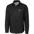 thumbnail image 1 of Men's Cutter & Buck Black Jacksonville Jaguars Rainier Shirt Jacket, 1 of 1