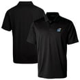 thumbnail image 1 of Men's Cutter & Buck Black Kansas Jayhawks Prospect Eco Textured Stretch Recycled Polo, 1 of 3