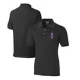 thumbnail image 1 of Men's Cutter & Buck Black Kansas State Wildcats Big & Tall Advantage Tri-Blend Pique DryTec Polo, 1 of 3