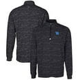 thumbnail image 1 of Men's Cutter & Buck Black Kentucky Wildcats Big & Tall Traverse Camo Print Stretch Quarter-Zip Pullover Top, 1 of 3
