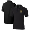 thumbnail image 1 of Men's-Cutter & Buck  Black LAFC Big & Tall Advantage Eco Tri-Blend Pique Polo, 1 of 3