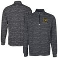 thumbnail image 1 of Men's-Cutter & Buck  Black LAFC Traverse Stretch Eco Camo Print Quarter-Zip Pullover Top, 1 of 3