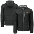 thumbnail image 1 of Men's-Cutter & Buck  Black LSU Tigers Rainier Eco PrimaLoft Hooded Full-Zip Jacket, 1 of 3