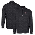 thumbnail image 1 of Men's Cutter & Buck Black LSU Tigers Vault Big & Tall Traverse Camo Print Stretch Quarter-Zip Pullover Top, 1 of 3