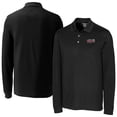 thumbnail image 1 of Men's Cutter & Buck Black Lansing Lugnuts DryTec Advantage Tri-Blend Pique Long Sleeve Polo, 1 of 3