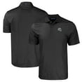 thumbnail image 1 of Men's Cutter & Buck  Black Las Vegas Raiders Helmet Big & Tall Pike Eco Tonal Geo Print Stretch Recycled Polo, 1 of 3