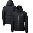 thumbnail image 1 of Men's Cutter & Buck Black Las Vegas Raiders Throwback Logo Mission Ridge Repreve Eco Insulated Puffer Full-Zip Jacket, 1 of 3