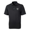 thumbnail image 1 of Men's Cutter & Buck Black Las Vegas Raiders Virtue Eco Pique Recycled Polo, 1 of 1