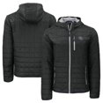thumbnail image 1 of Men's Cutter & Buck  Black Lehigh Valley IronPigs Rainier PrimaLoft Eco Full-Zip Hooded Jacket, 1 of 3
