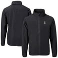 thumbnail image 1 of Men's Cutter & Buck Black Los Angeles Angels Charter Eco Recycled Full-Zip Hoodie Jacket, 1 of 3