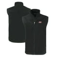 thumbnail image 1 of Men's Cutter & Buck  Black Louisiana Ragin' Cajuns Charter Eco Recycled Full-Zip Vest, 1 of 3