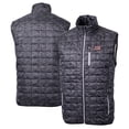 thumbnail image 1 of Men's Cutter & Buck  Black Louisiana Ragin' Cajuns Rainier PrimaLoft Eco Insulated Printed Full-Zip Puffer Vest, 1 of 3