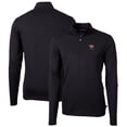 thumbnail image 1 of Men's Cutter & Buck Black Louisville Cardinals Virtue Eco Pique Recycled Quarter-Zip Pullover Top, 1 of 3