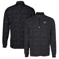 thumbnail image 1 of Men's Cutter & Buck Black MTSU Blue Raiders Traverse Camo Print Stretch Quarter-Zip Pullover Top, 1 of 3