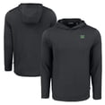 thumbnail image 1 of Men's Cutter & Buck Black Marshall Thundering Herd Coastline Epic Comfort Eco Recycled Long Sleeve Hoodie T-Shirt, 1 of 3
