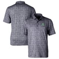 thumbnail image 1 of Men's Cutter & Buck Black Marshall Thundering Herd Pike Constellation Stretch Polo, 1 of 3