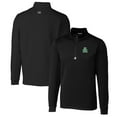 thumbnail image 1 of Men's Cutter & Buck Black Marshall Thundering Herd Traverse Stretch Quarter Zip-Pullover Top, 1 of 3