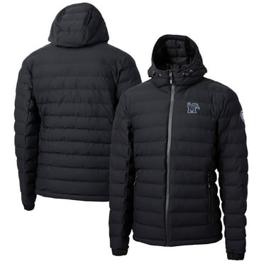 Men's Cutter & Buck  Black Memphis Tigers Mission Ridge Repreve Eco Insulated Puffer Full-Zip Jacket