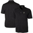 thumbnail image 1 of Men's Cutter & Buck Black Michigan State Spartans Vault Advantage Tri-Blend Space Dye Big & Tall Polo, 1 of 3
