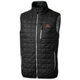 thumbnail image 1 of Men's Cutter & Buck Black Minnesota Golden Gophers Big & Tall Full-Zip Collegiate Rainier Vest, 1 of 1