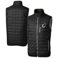 thumbnail image 1 of Men's-Cutter & Buck  Black Minnesota United FC Big & Tall Rainier PrimaLoft Eco Insulated Full-Zip Puffer Vest, 1 of 3
