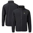 thumbnail image 1 of Men's Cutter & Buck  Black Minnesota Vikings  Big & Tall Charter Eco Knit Recycled Full-Zip Jacket, 1 of 3