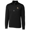 thumbnail image 1 of Men's Cutter & Buck Black Minnesota Vikings Traverse Quarter-Zip Pullover Jacket, 1 of 1