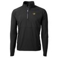 thumbnail image 1 of Men's Cutter & Buck Black Missouri Tigers Adapt Eco Knit Hybrid Recycled Quarter-Zip Pullover Top, 1 of 1