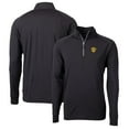 thumbnail image 1 of Men's Cutter & Buck Black Missouri Tigers Adapt Eco Knit Stretch Recycled Quarter-Zip Pullover Top, 1 of 3