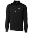 thumbnail image 1 of Men's Cutter & Buck Black Montana Grizzlies Collegiate Big & Tall Traverse Half-Zip Jacket, 1 of 1