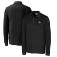 thumbnail image 1 of Men's Cutter & Buck Black NC State Wolfpack Vault Advantage Tri-Blend Pique Big & Tall Long Sleeve Polo, 1 of 3