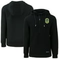 thumbnail image 1 of Men's Cutter & Buck Black Nashville SC Roam Eco Half-Zip Recycled Pullover Hoodie, 1 of 3