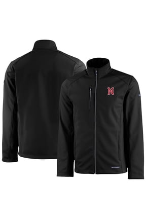 Men's Cutter & Buck Black Nashville Sounds Evoke Eco Softshell Recycled Full-Zip Jacket