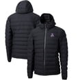 thumbnail image 1 of Men's Cutter & Buck Black New England Patriots Throwback Logo Mission Ridge Repreve Eco Insulated Puffer Full-Zip Jacket, 1 of 3